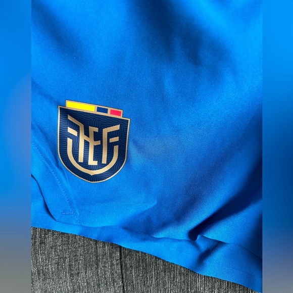 Marathon Authentic Ecuador National Soccer Team Blue Shorts Men’s Sz: Medium - Picture 2 of 5